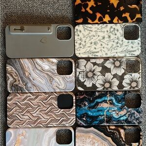Elegant Floral and Marble Phone Case Collection